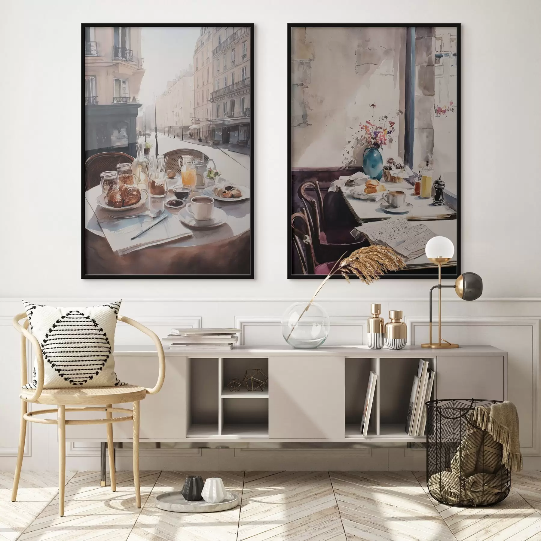 Fototapetes brokastis Parīzē d00736