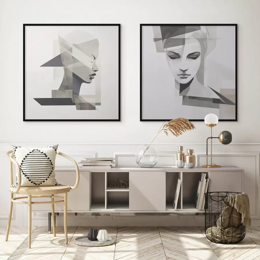 Fototapetes Abstraktais portrets d00753