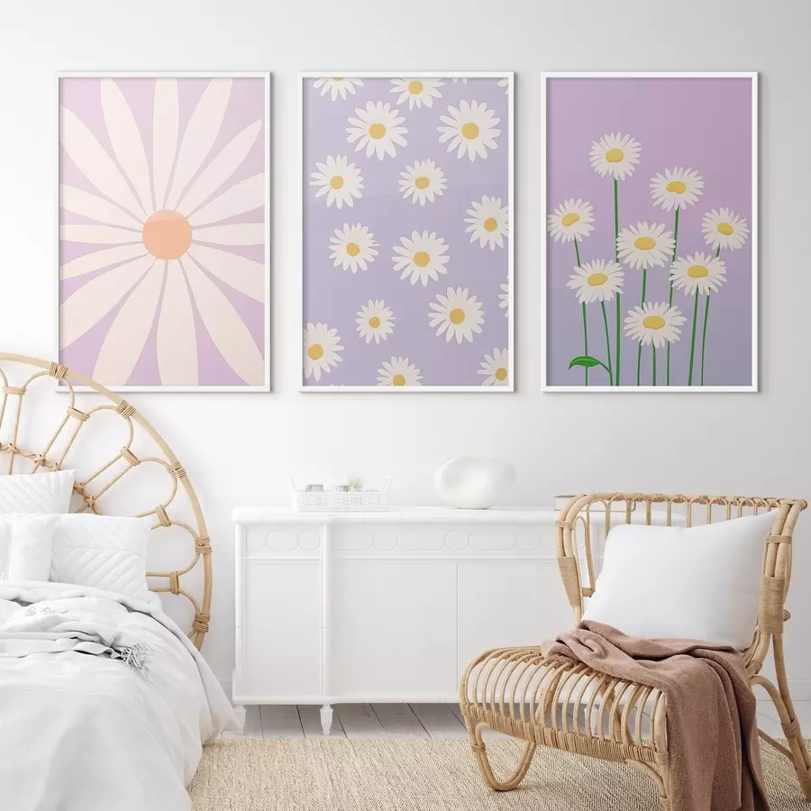 Fototapetes Margrietiņas d00756