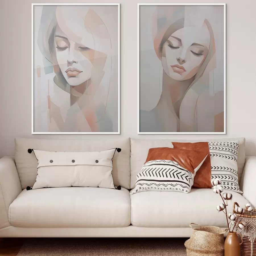 Fototapetes Abstrakts meitenes portrets d00768