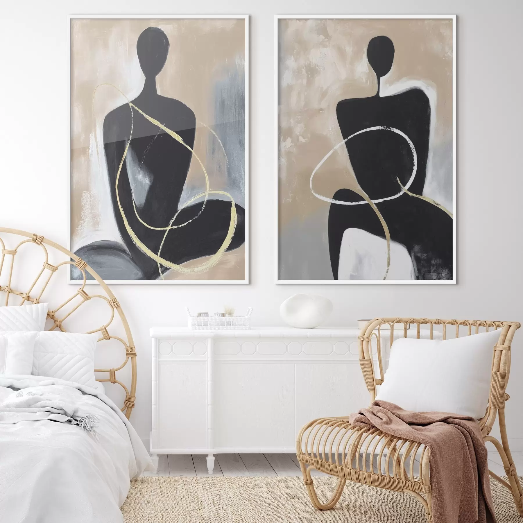 Fototapetes Abstrakti silueti d00719