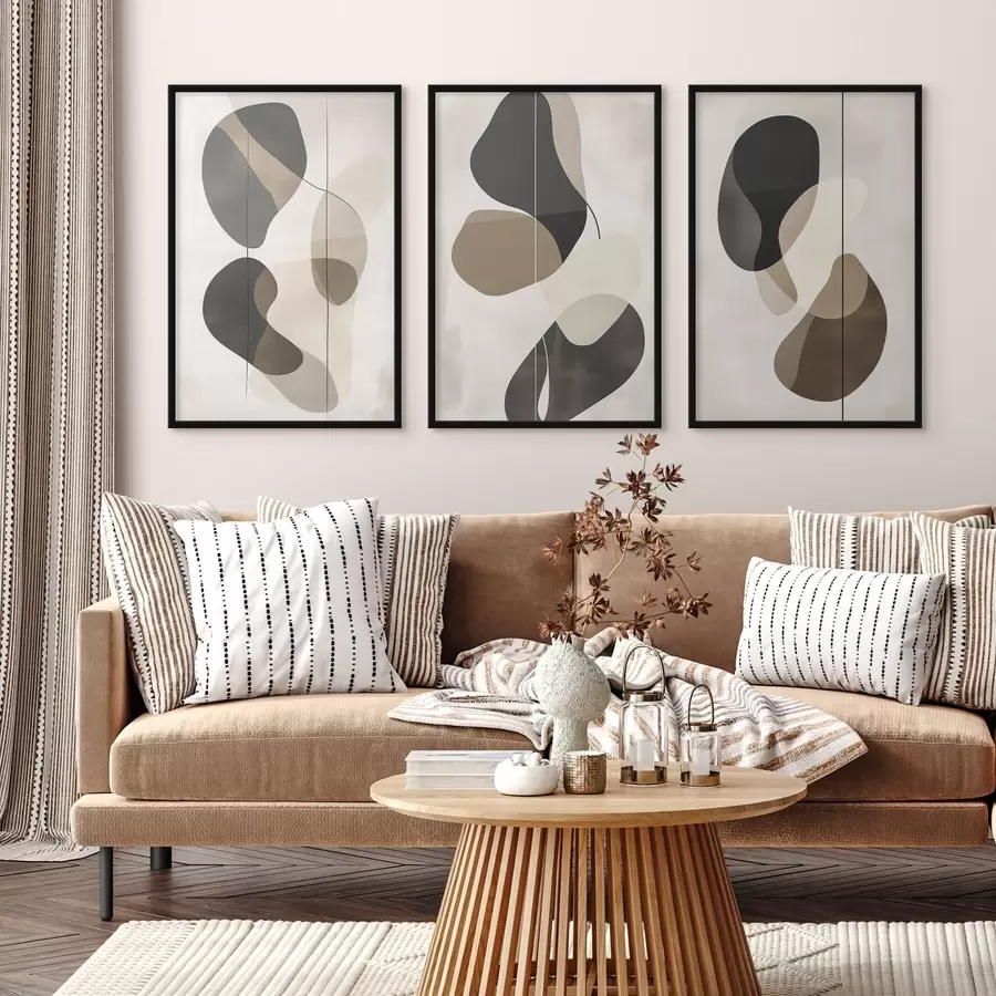 Fototapetes Peldošas abstrakcijas formas d00777