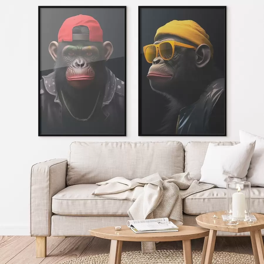 Fototapetes Harmonija, Trīs sejas, Spilgtas krāsas d00452