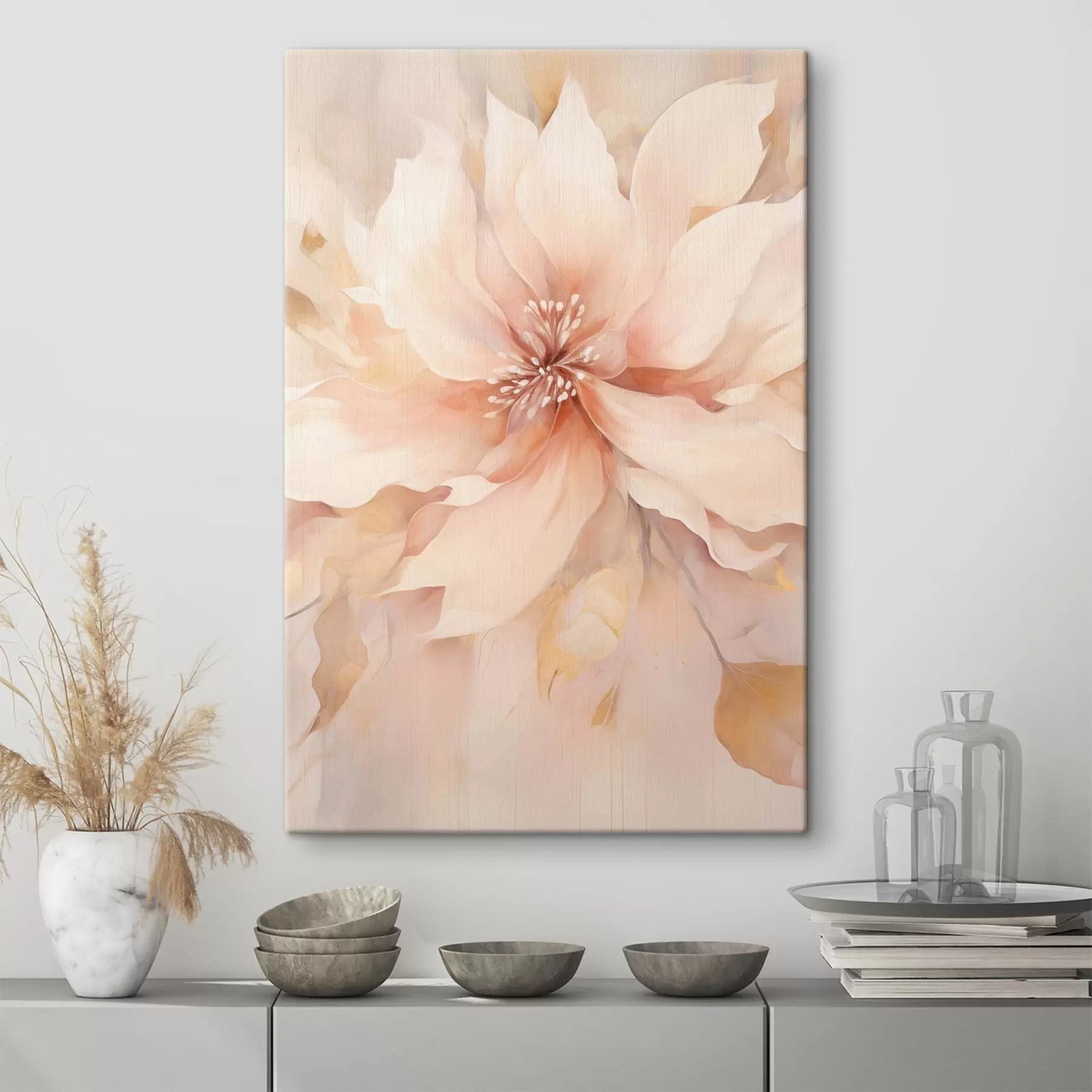 Glezna Liels abstrakts zieds s47444