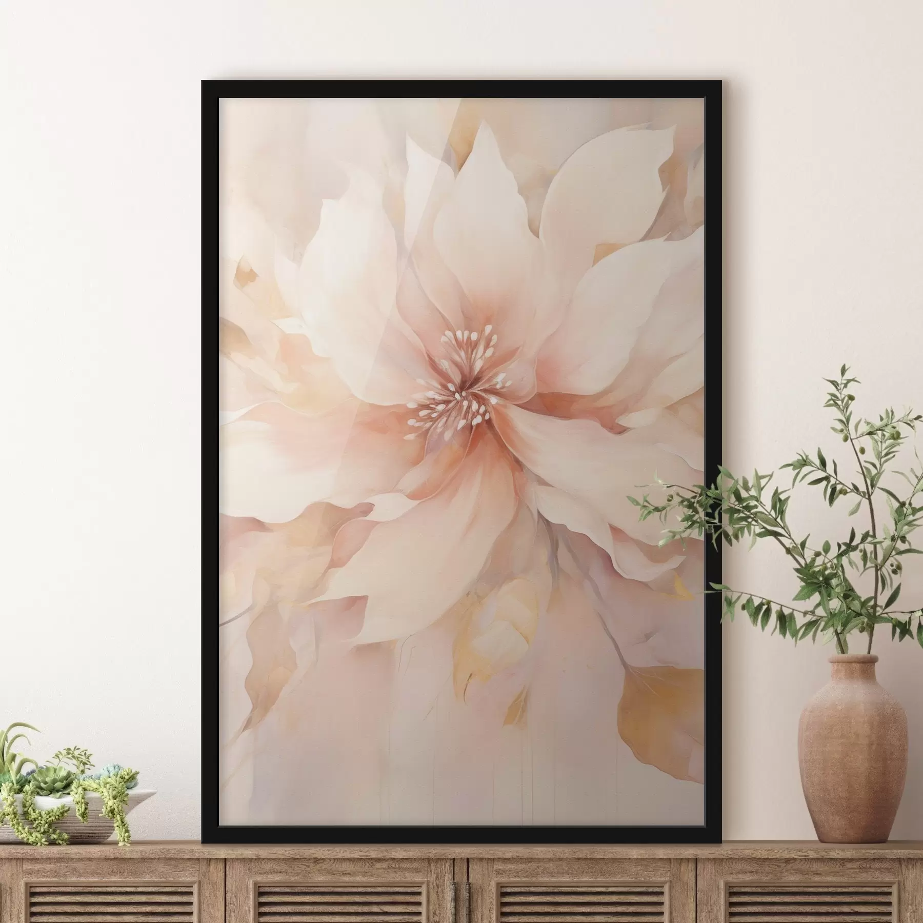 Fototapetes Liels abstrakts zieds f47444