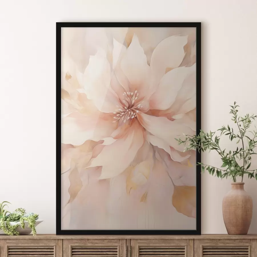 Fototapetes Liels abstrakts zieds f47444