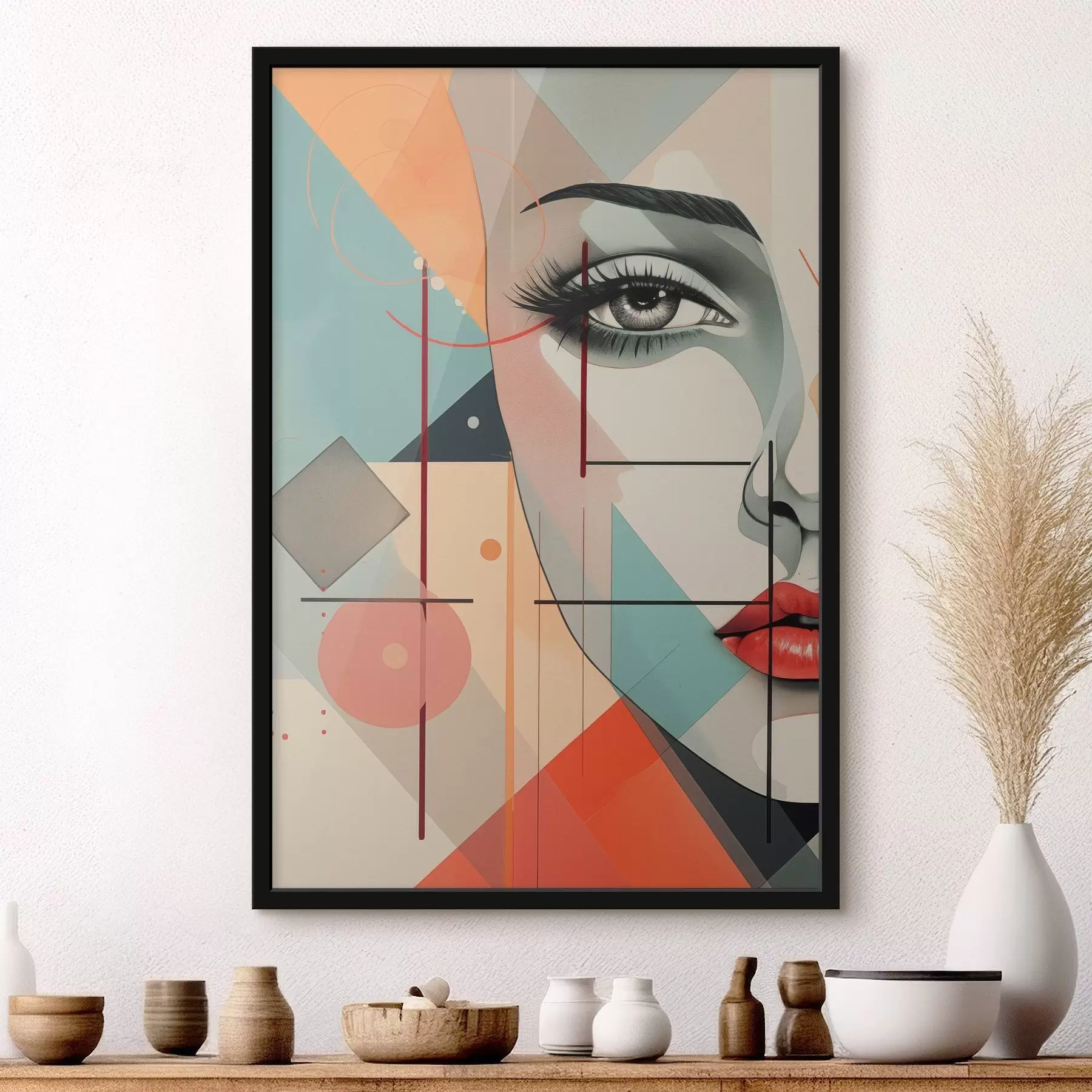 Fototapetes Cilvēki, seja, ģeometrija f47447