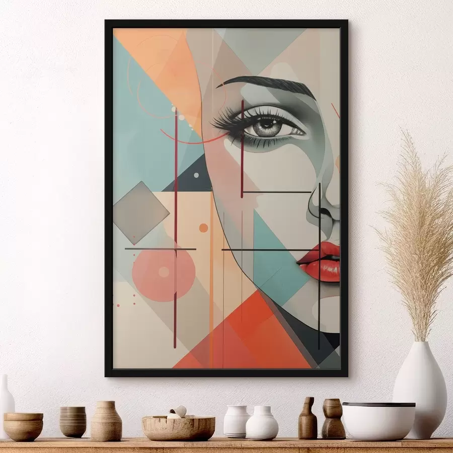 Fototapetes Cilvēki, seja, ģeometrija f47447