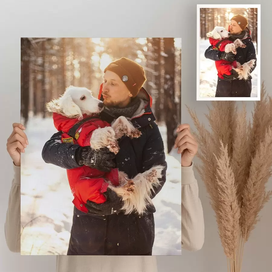 Glezna Jūsu suns, kas izgatavots pēc pasūtījuma no jūsu fotogrāfijas s47162