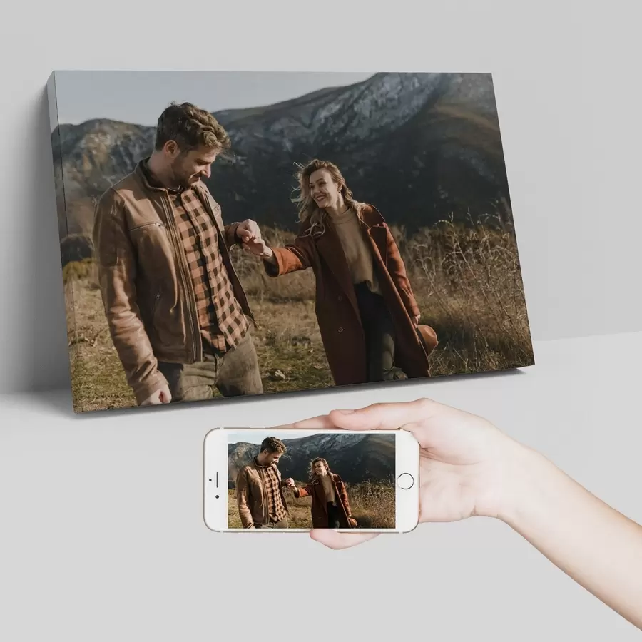 Glezna Ģimenes fotoattēlu drukāšana uz audekla s47167