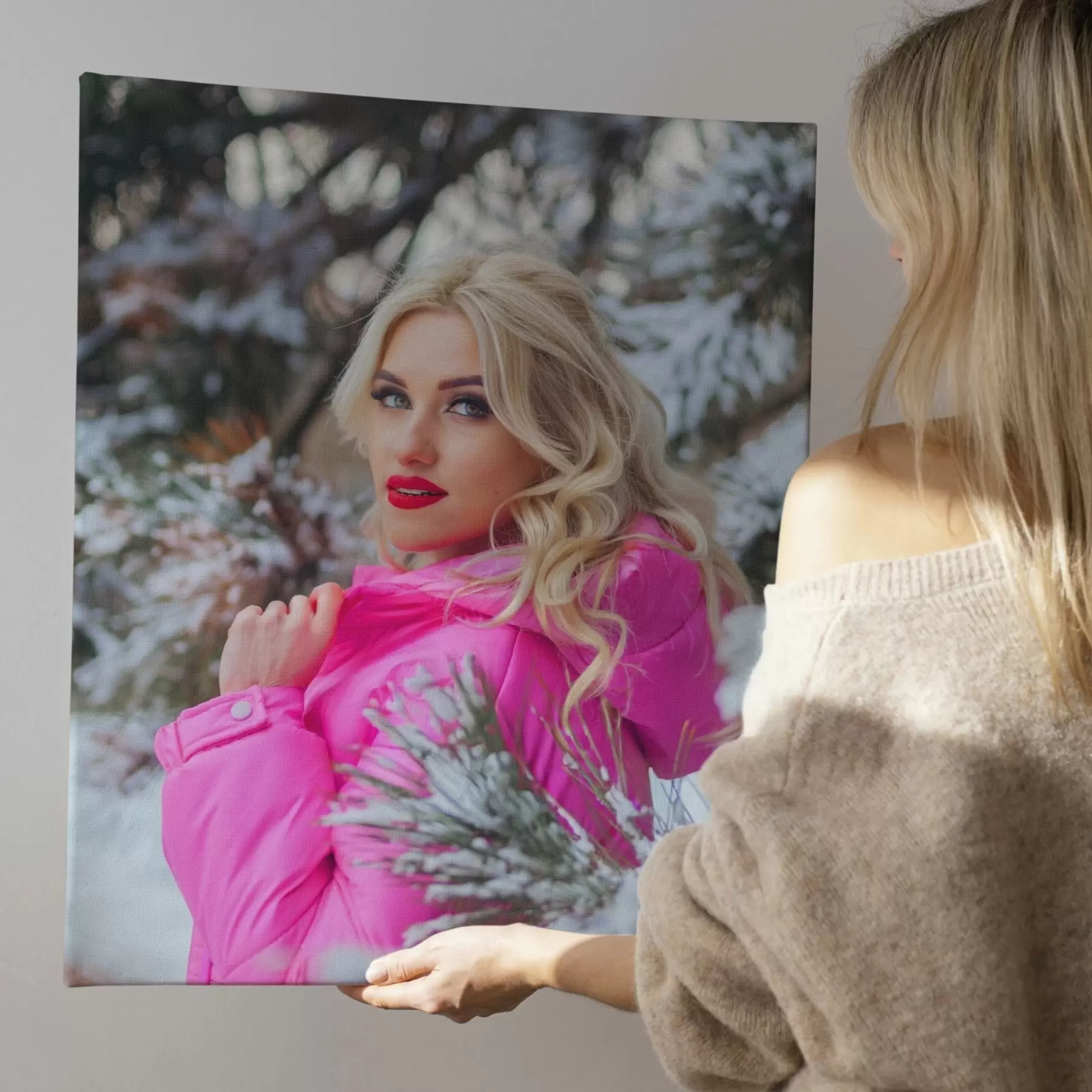 Glezna Dāvana meitenei – glezna no fotogrāfijas s47168