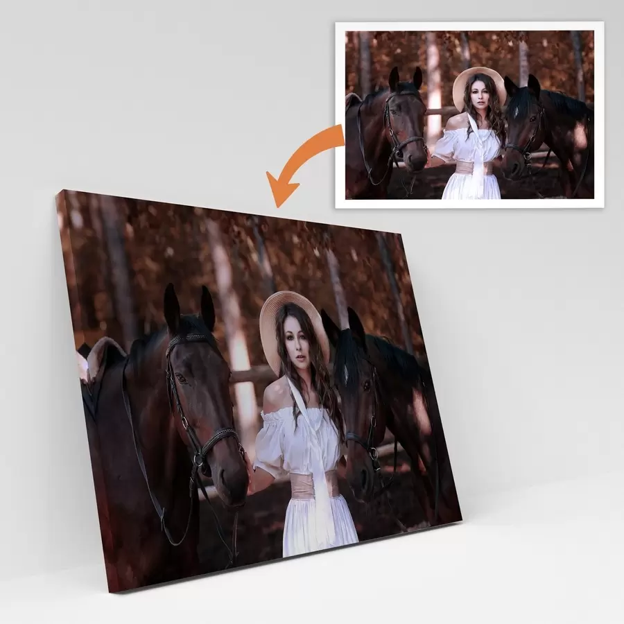 Glezna Dāvana meitenei, pamatojoties uz viņas fotoattēlu s47176