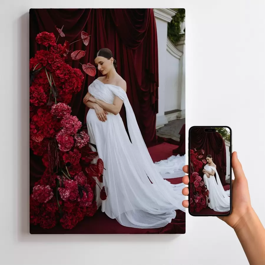 Glezna Dāvana meitenei, pamatojoties uz viņas fotoattēlu s47201