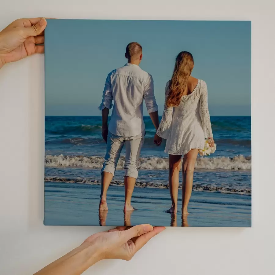 Glezna Dāvana pārim, pamatojoties uz fotogrāfiju uz audekla s47202