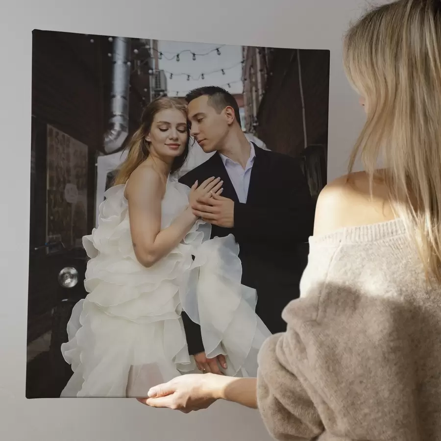 Glezna Kāzu fotogrāfija uz audekla s47209