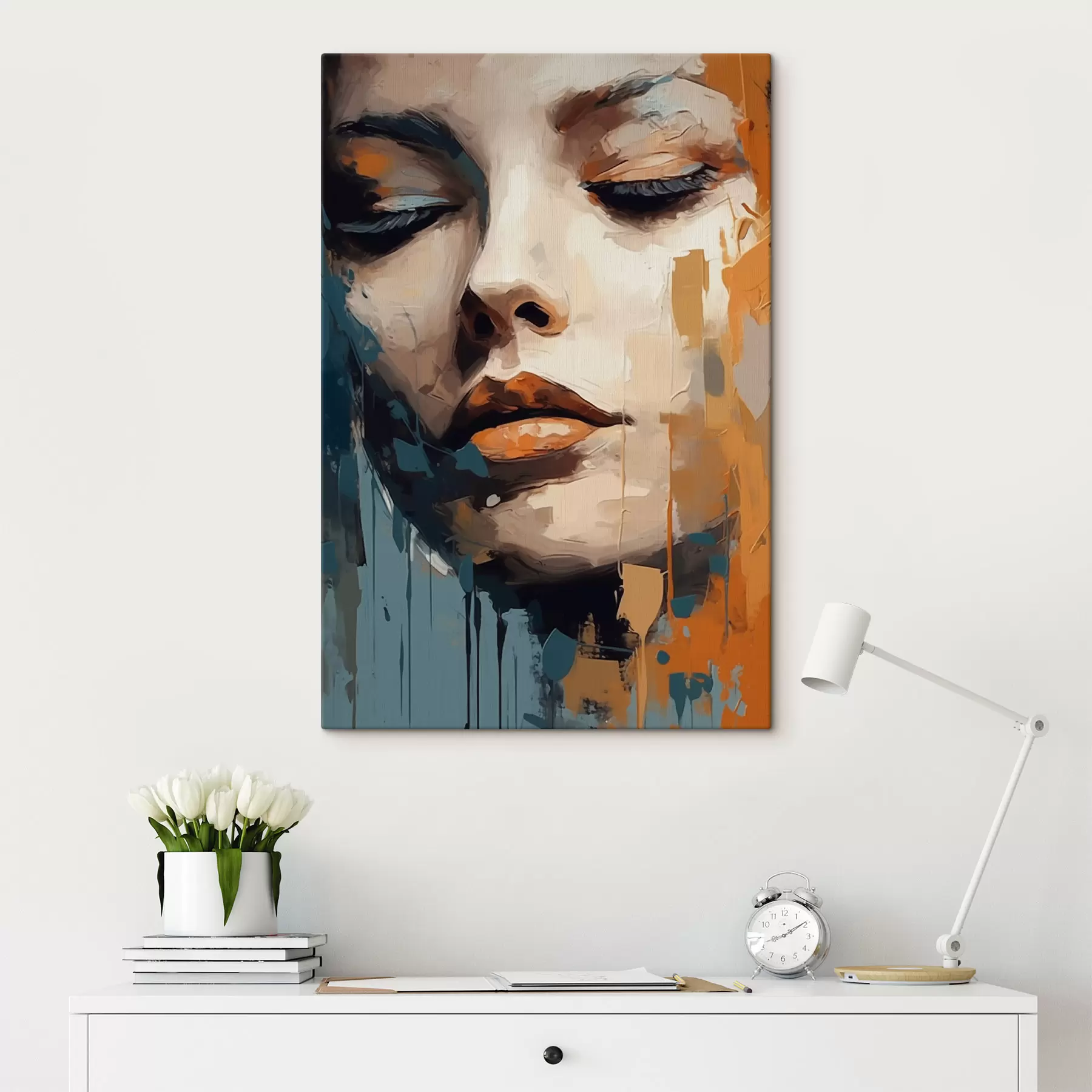 Glezna Abstraktais portrets s47349