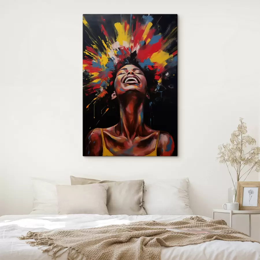 Glezna Krāsaina krāsu eksplozija s47368