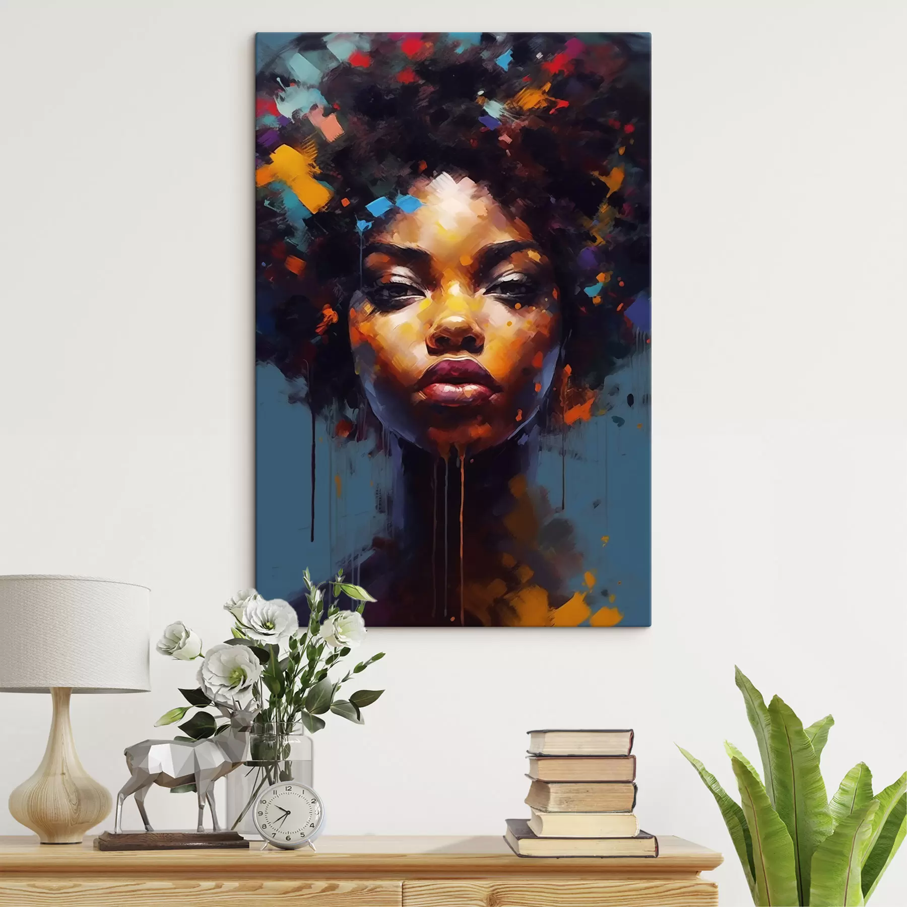 Glezna Abstrakts portrets s47369