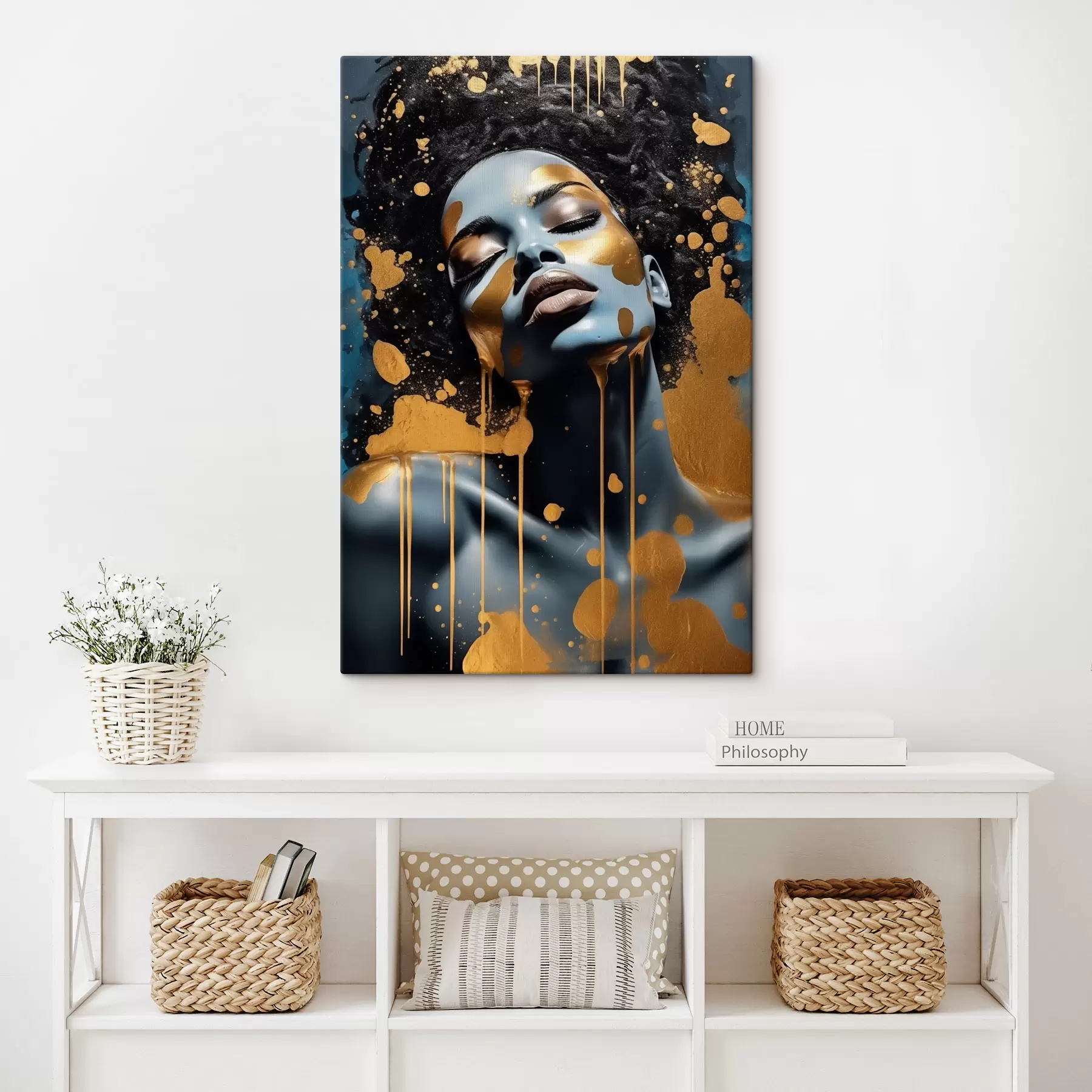 Glezna Abstrakts zieds s47381