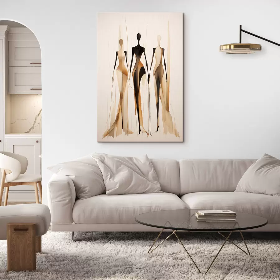 Glezna Trīs silueti s47401