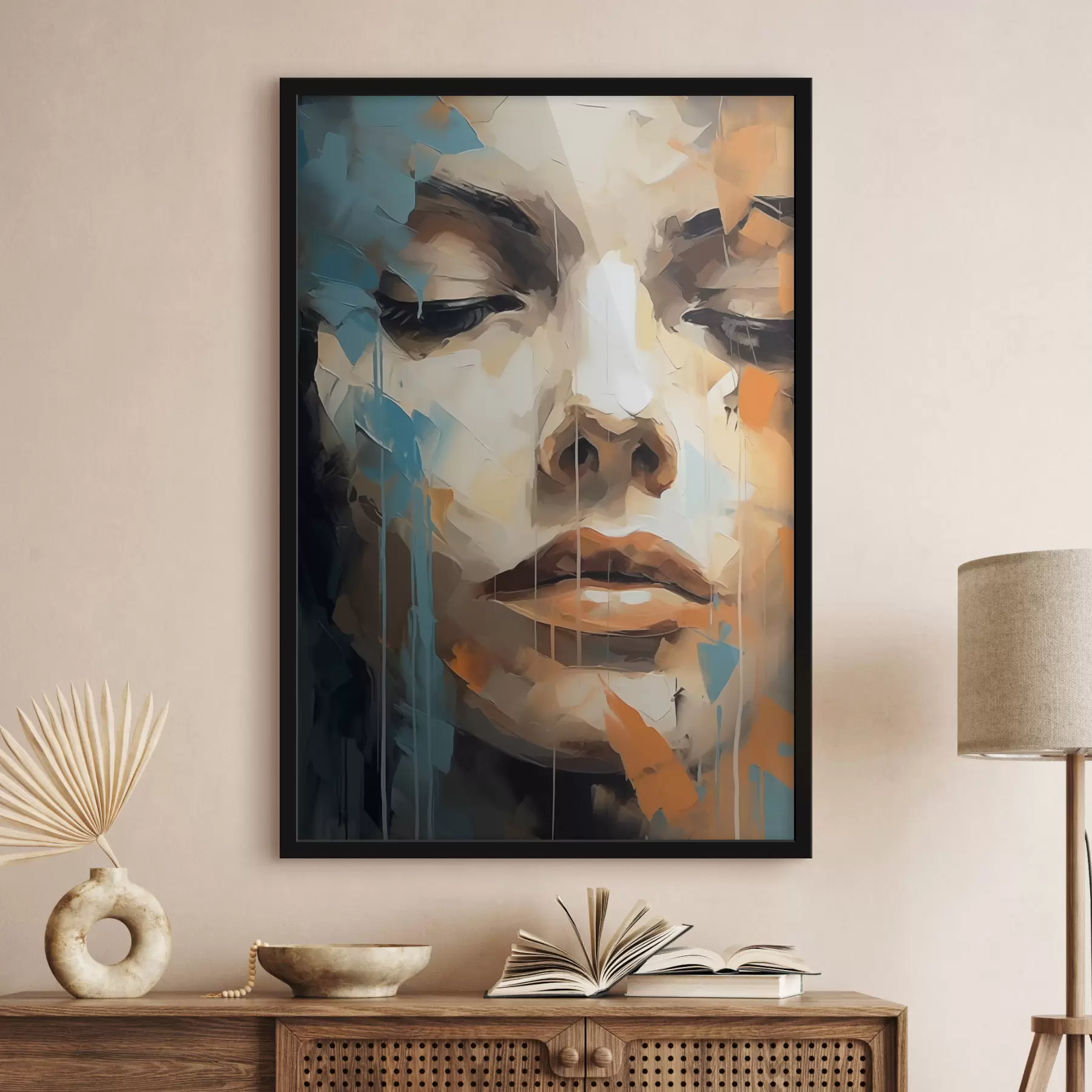 Fototapetes Abstraktais portrets f47348