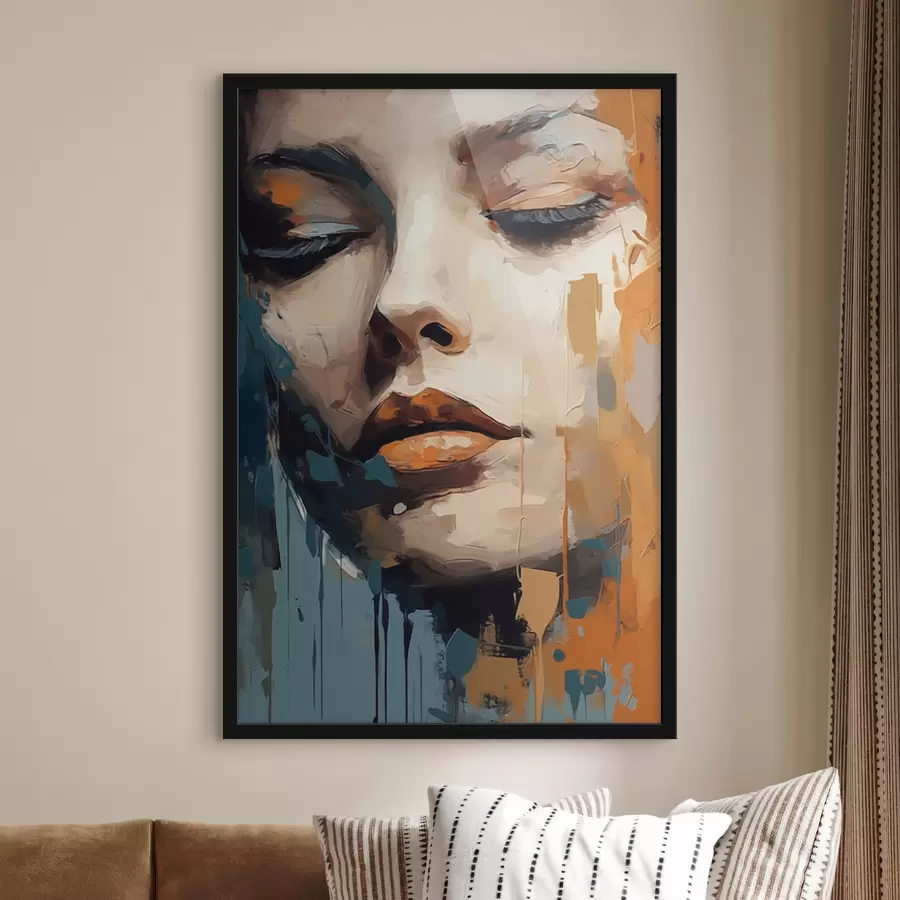 Fototapetes Abstraktais portrets f47349