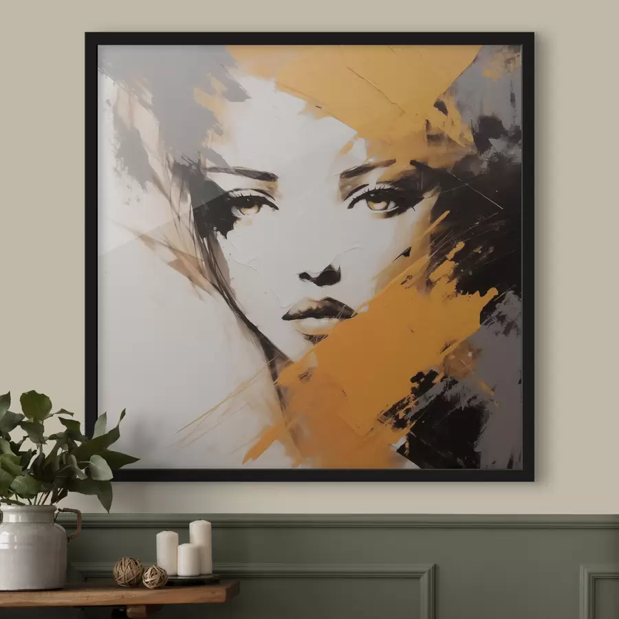 Fototapetes Abstraktais portrets f47350