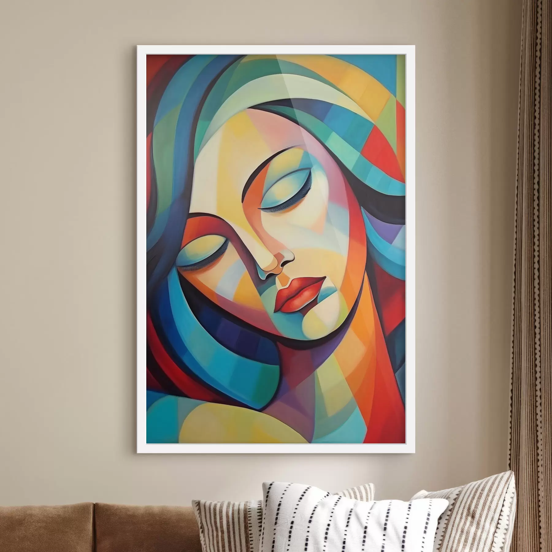 Fototapetes Abstrakts meitenes portrets f47363