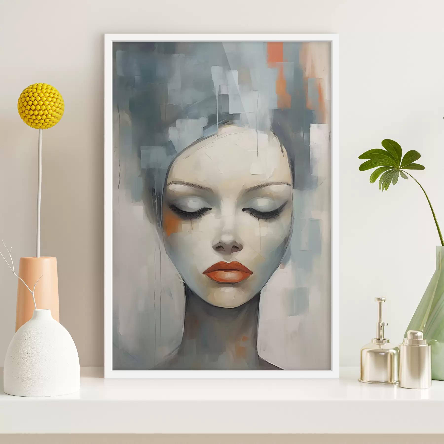 Fototapetes Abstrakts meitenes portrets f47365