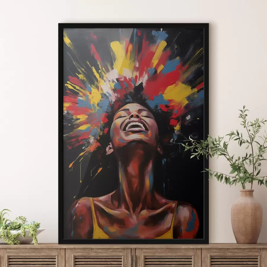 Fototapetes Krāsaina krāsu eksplozija f47368