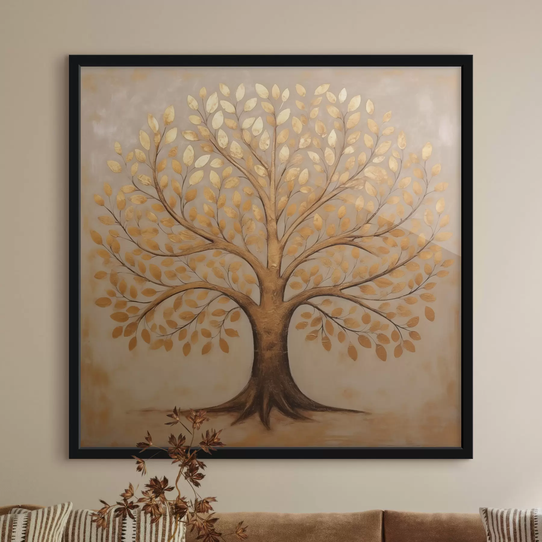 Fototapetes Leopards šallē f47371