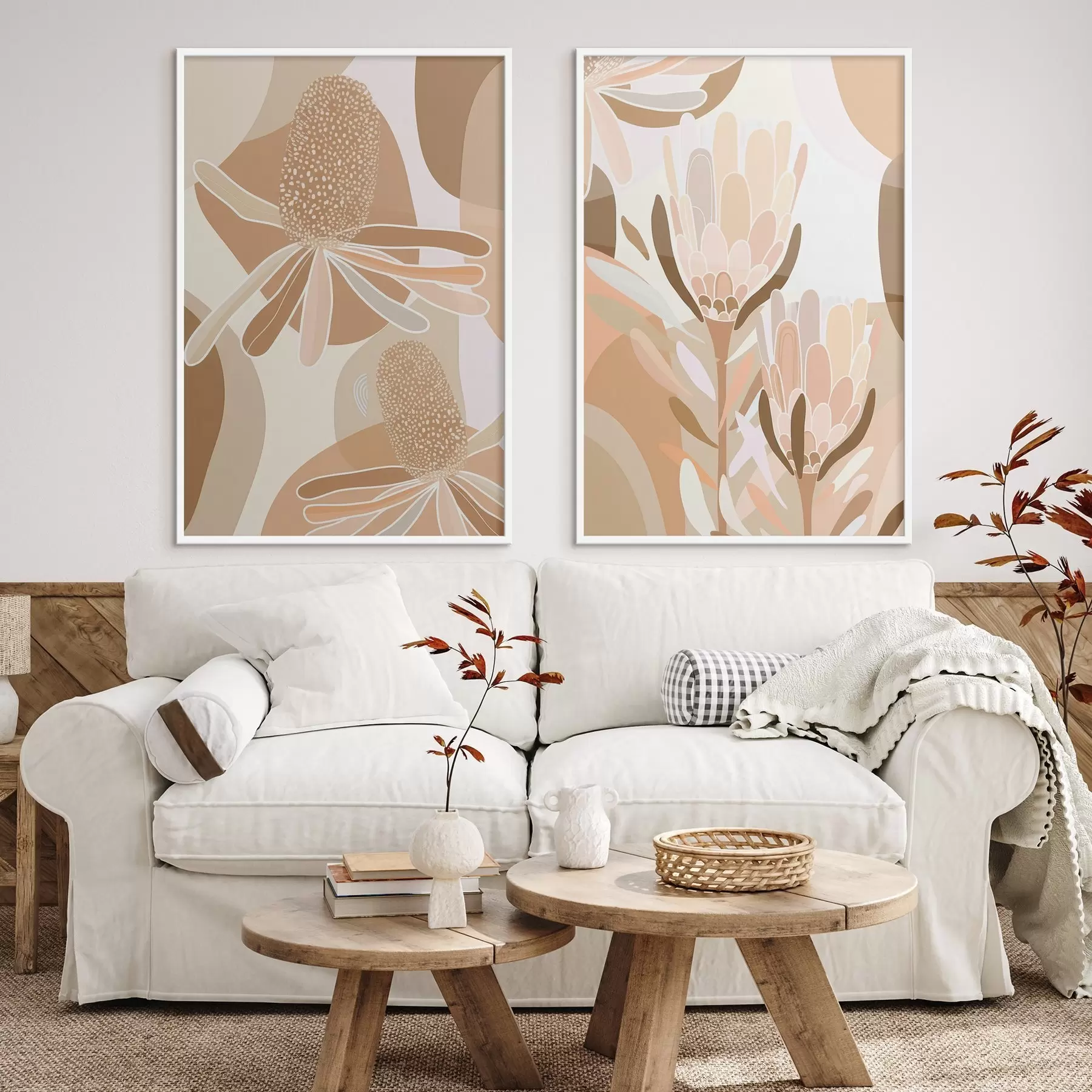 Fototapetes Abstrakti ziedi d01107