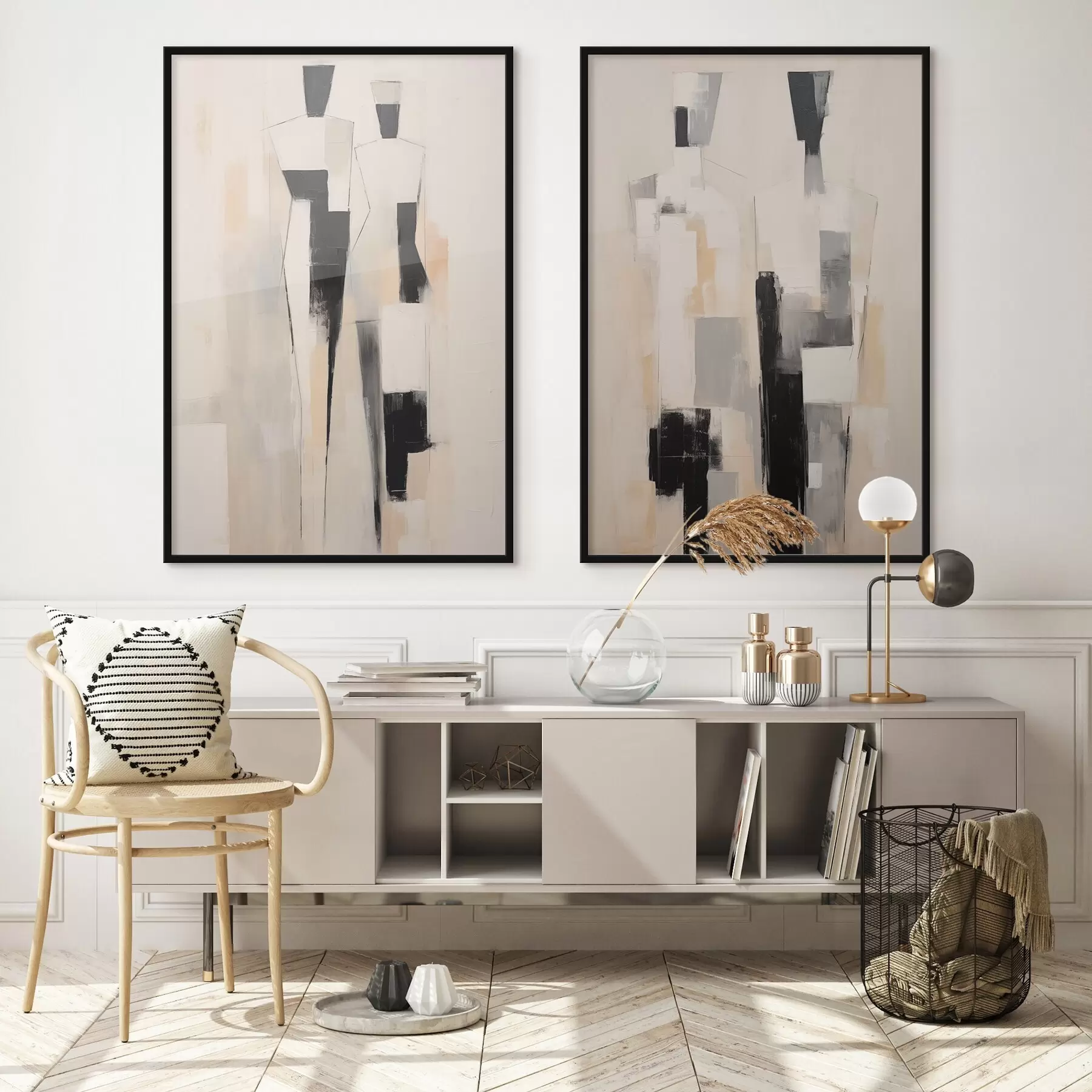 Fototapetes Abstrakts pāris d01111