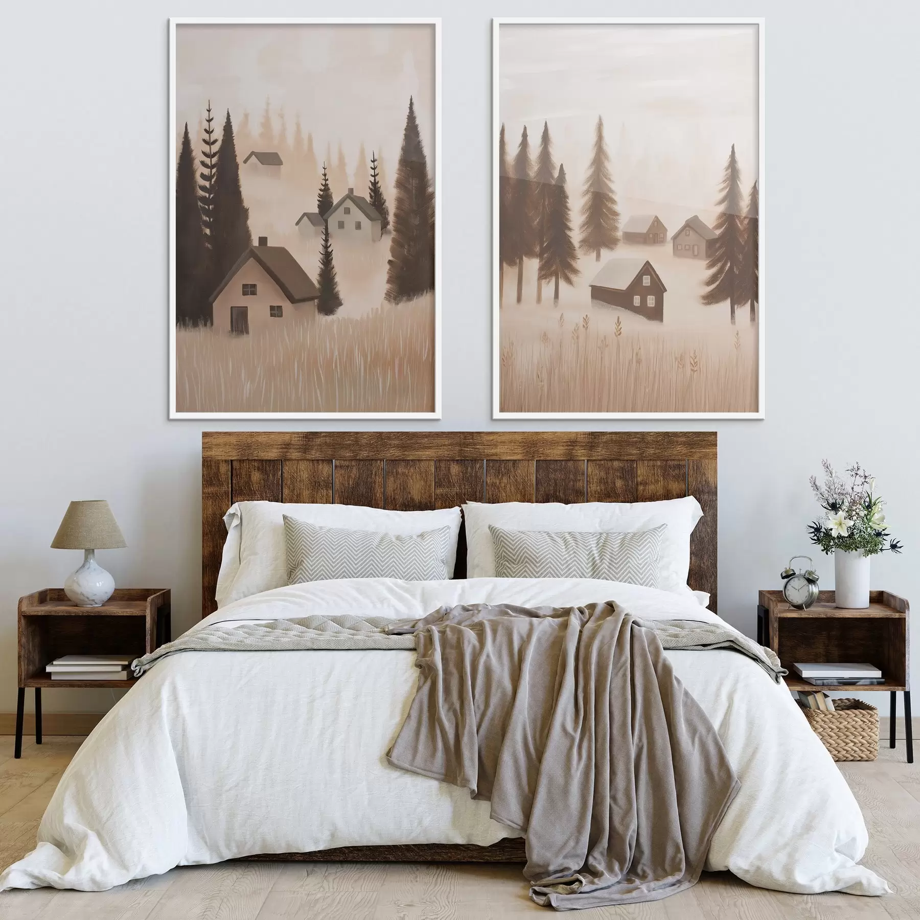 Fototapetes Miers mežā d01136