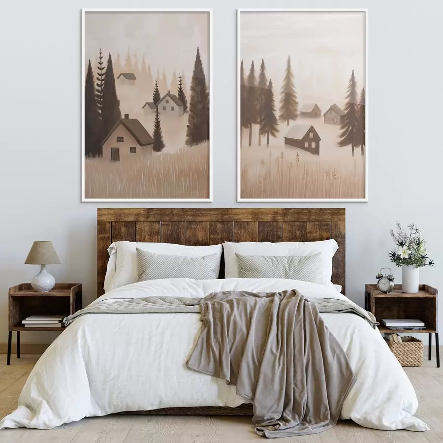 Fototapetes Miers mežā d01136