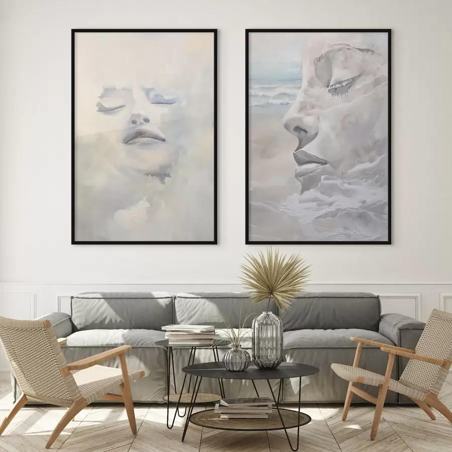 Fototapetes Seja mākoņos d01143