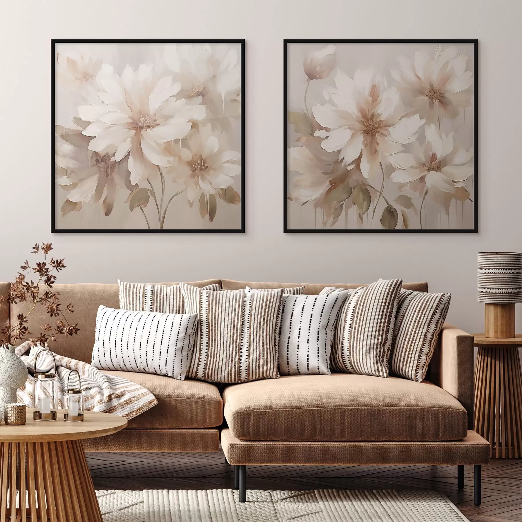 Fototapetes Abstrakti ziedi d01104