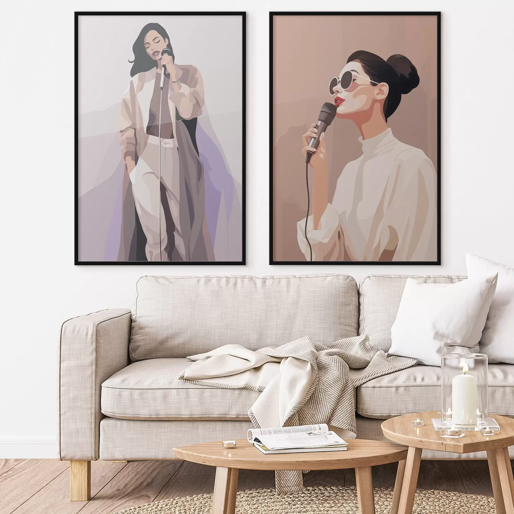 Fototapetes Dziedātājs d01191