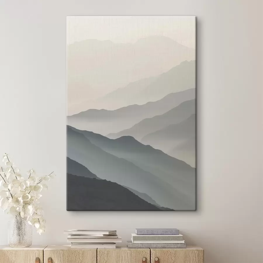 Glezna Kalni miglā s47619