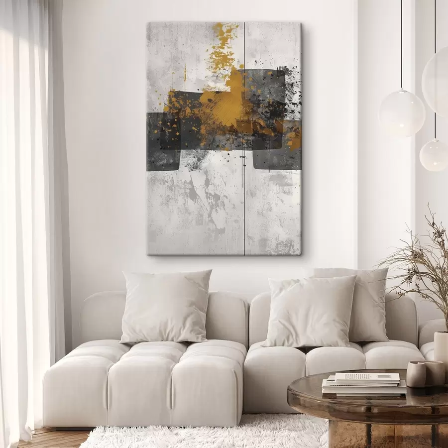 Glezna Abstraktas formas uz betona fona s47636