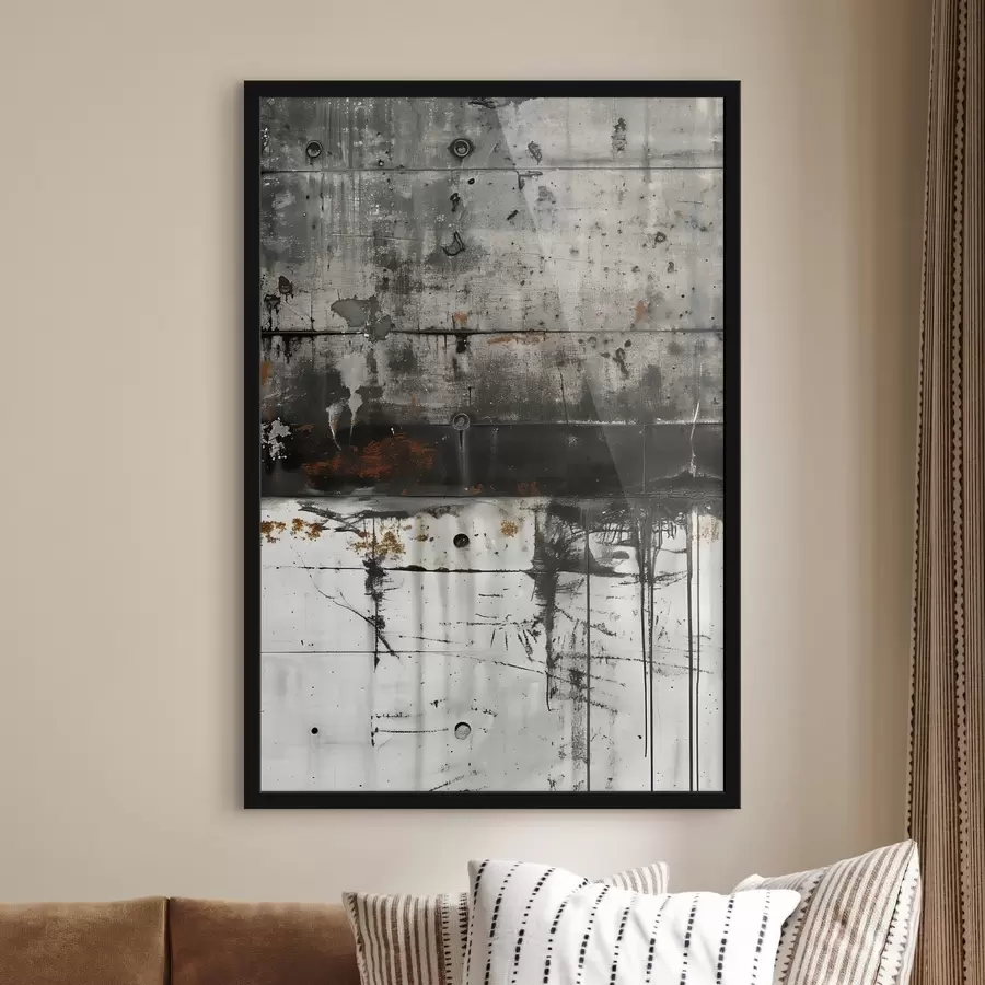 Fototapetes Krāsas šļakatas uz betona sienas, akvareļa imitācija f47633