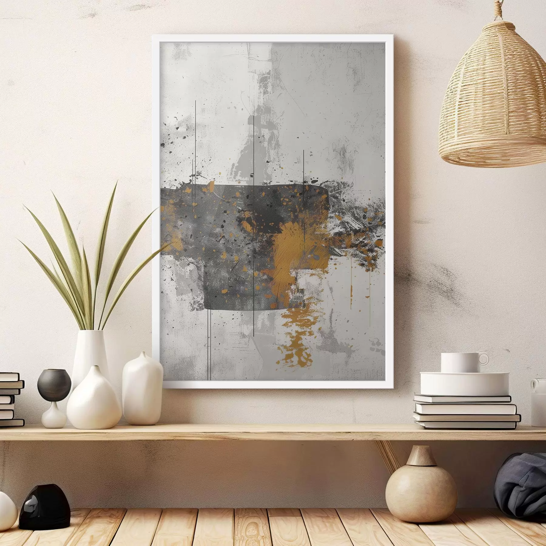 Fototapetes Abstrakts, šļakatas, krāsas imitācija uz betona fona f47637