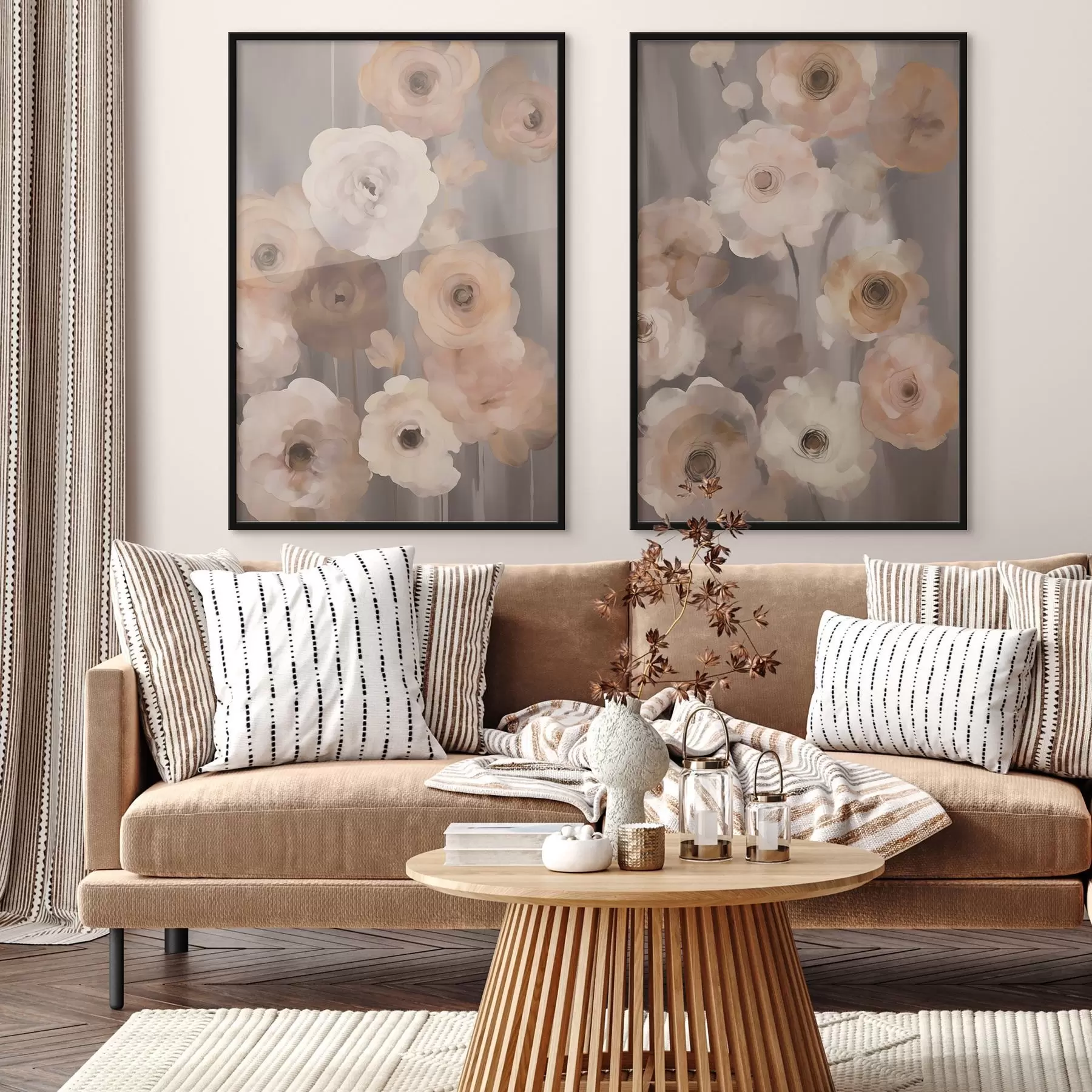 Fototapetes Abstrakti ziedi d00542