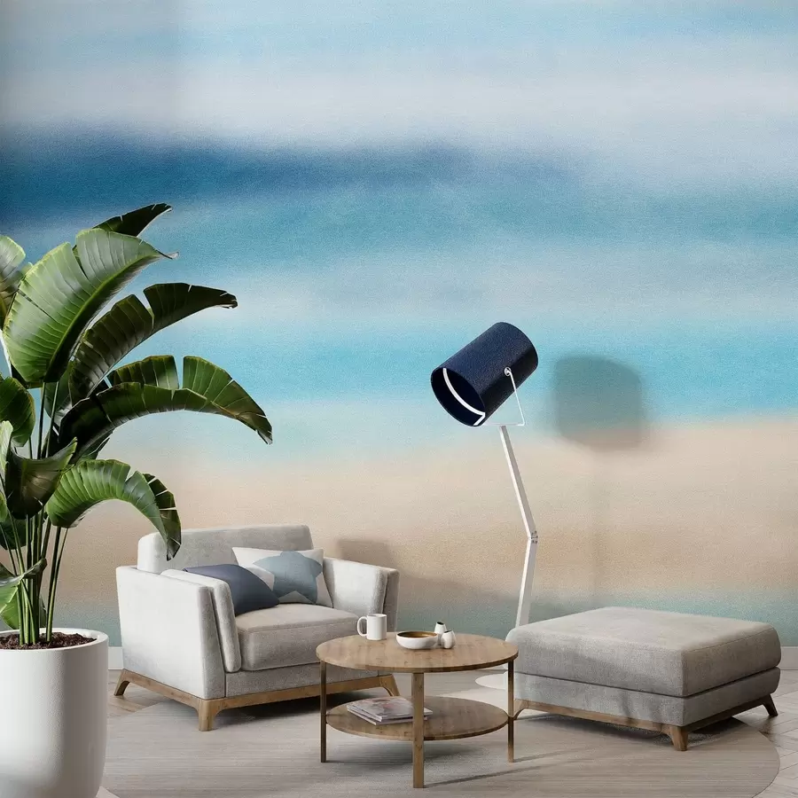 Fototapetes teksturēta glezna akvareļa stilā w05066