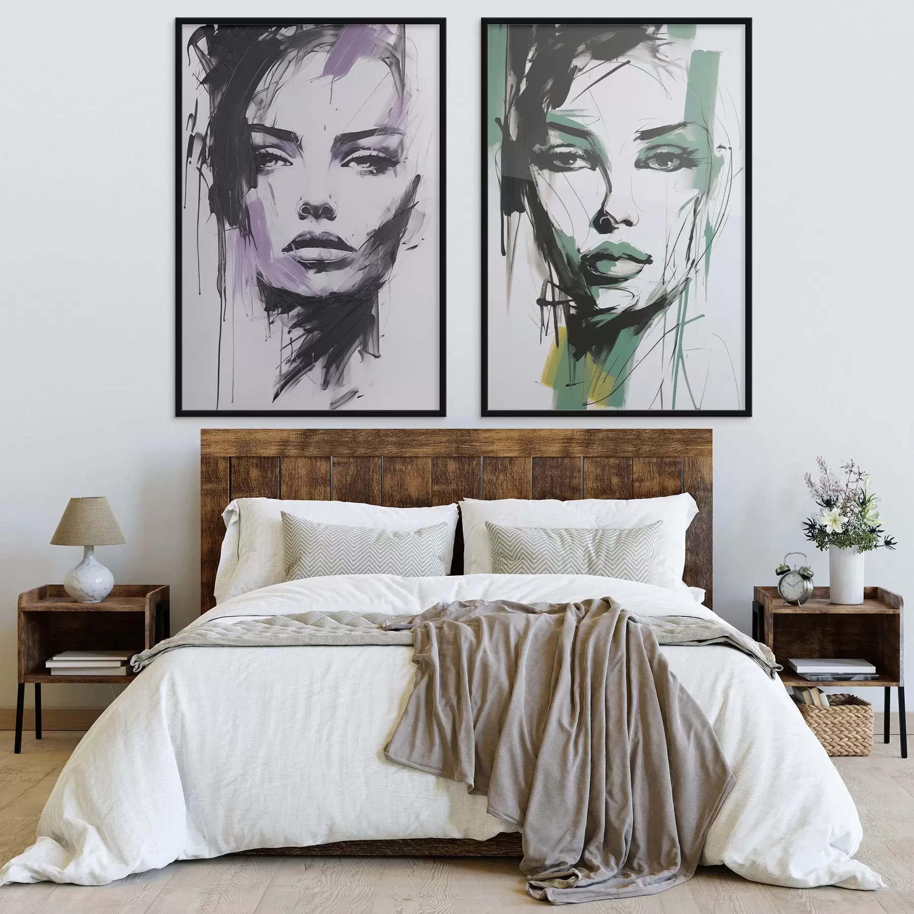 Fototapetes Abstrakts sievietes portrets d01226