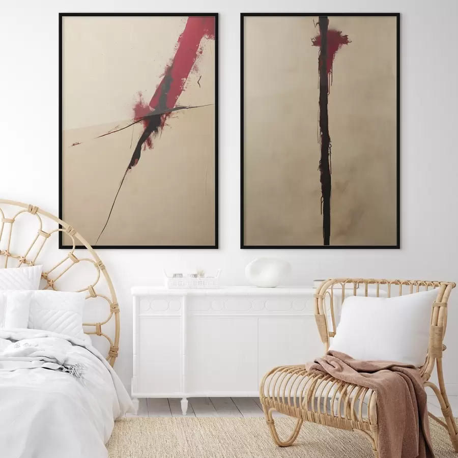 Fototapetes Sarkana abstrakcija d01215