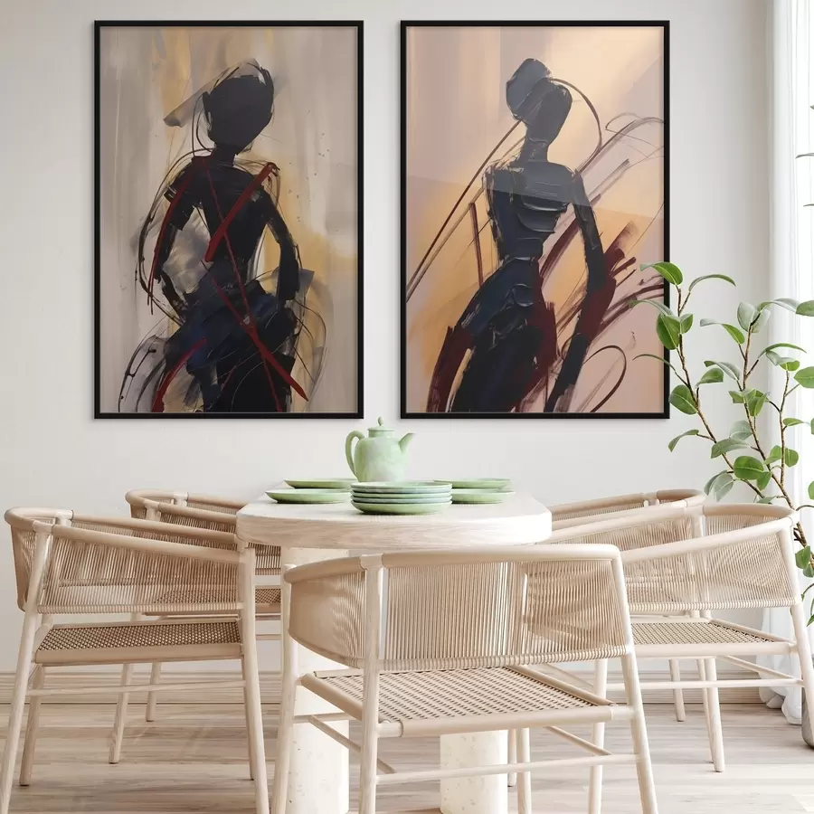 Fototapetes Abstrakti silueti d01194