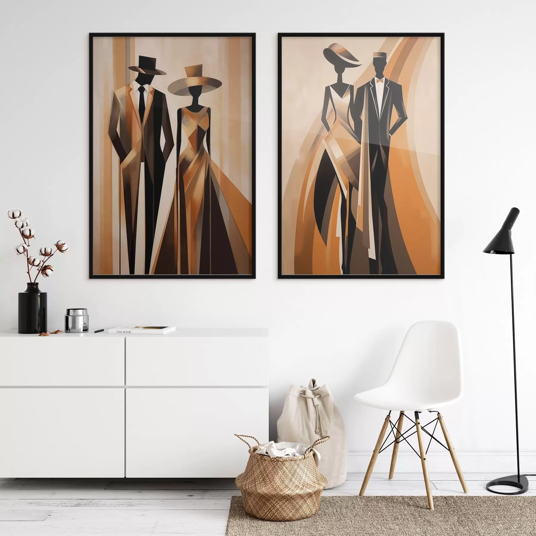 Fototapetes Abstrakts pāris d01200