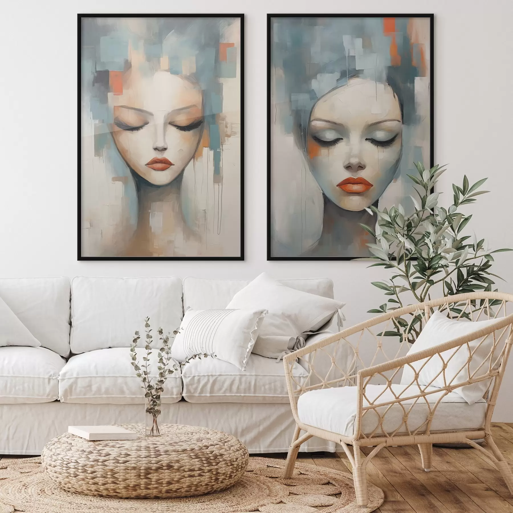 Fototapetes Abstraktie portreti d01204