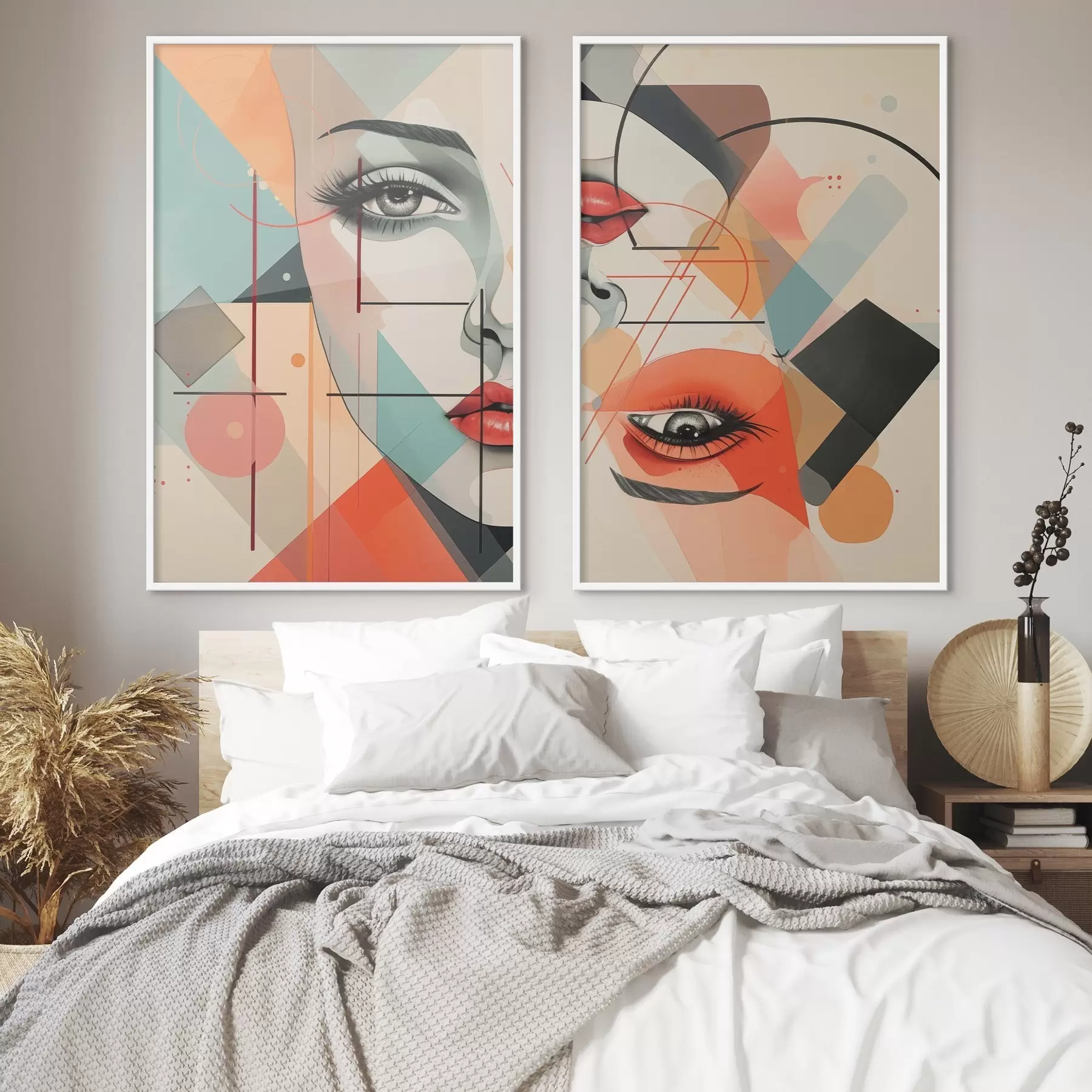 Fototapetes Sejas un ģeometriskas formas d01253